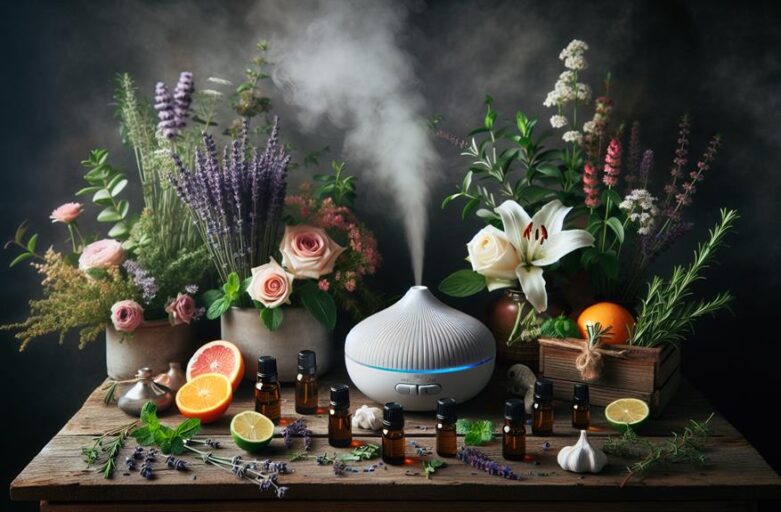 alcohol recovery with essential oils